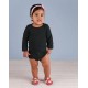 Onion Patch Academy Long Sleeve Onesie - White